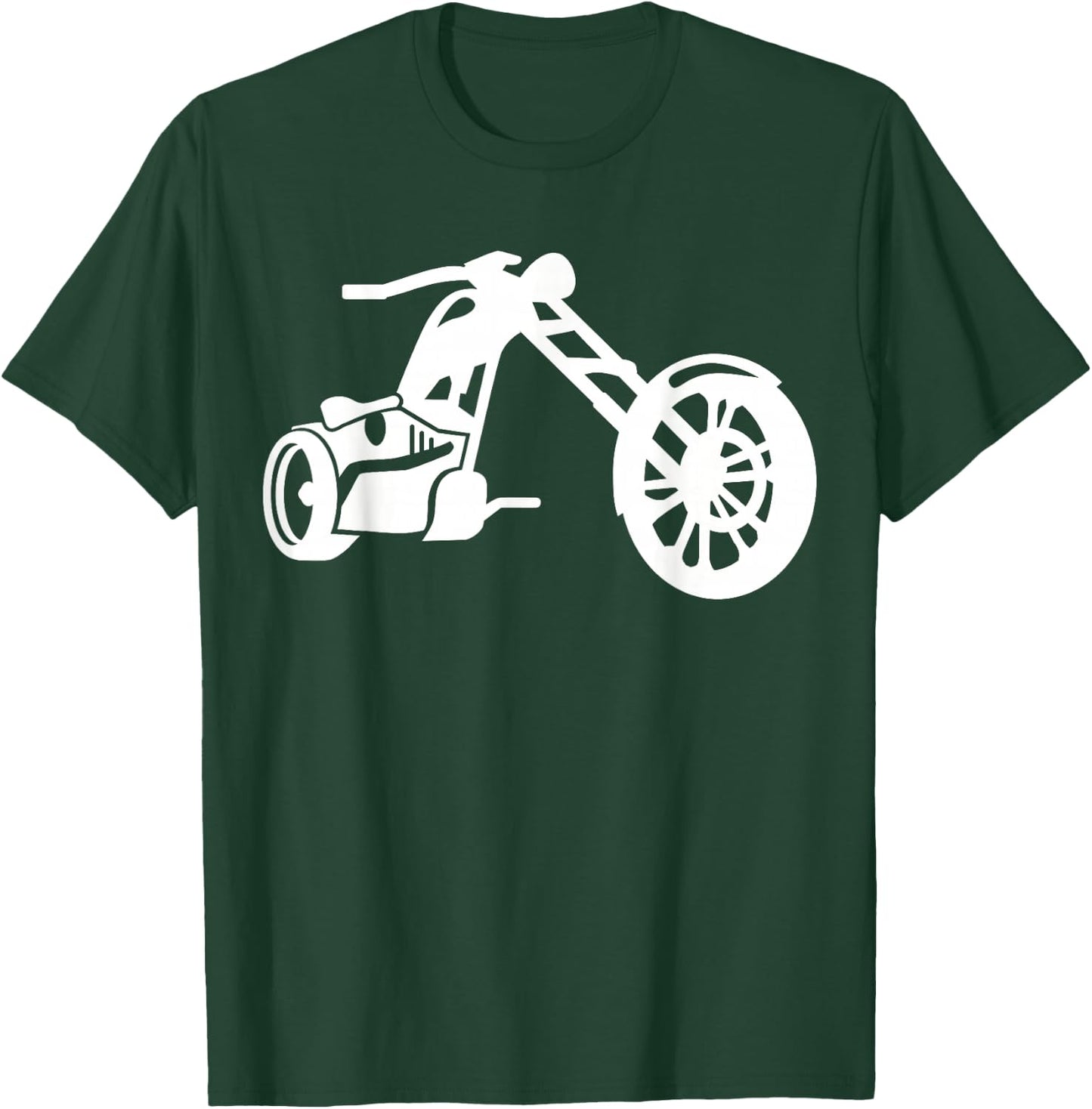 Chopper Motorcycle T-Shirt - T-Shirt | Forest