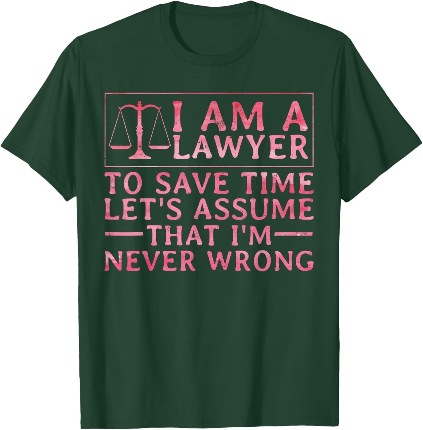 Cool Lawyer Design Women Attorney Law School Lawyer T-Shirt - T-Shirt | Forest
