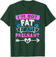 I'm Not Fat I'Am Pregnant Funny Pregnant announcement Mom T-Shirt - T-Shirt | Forest