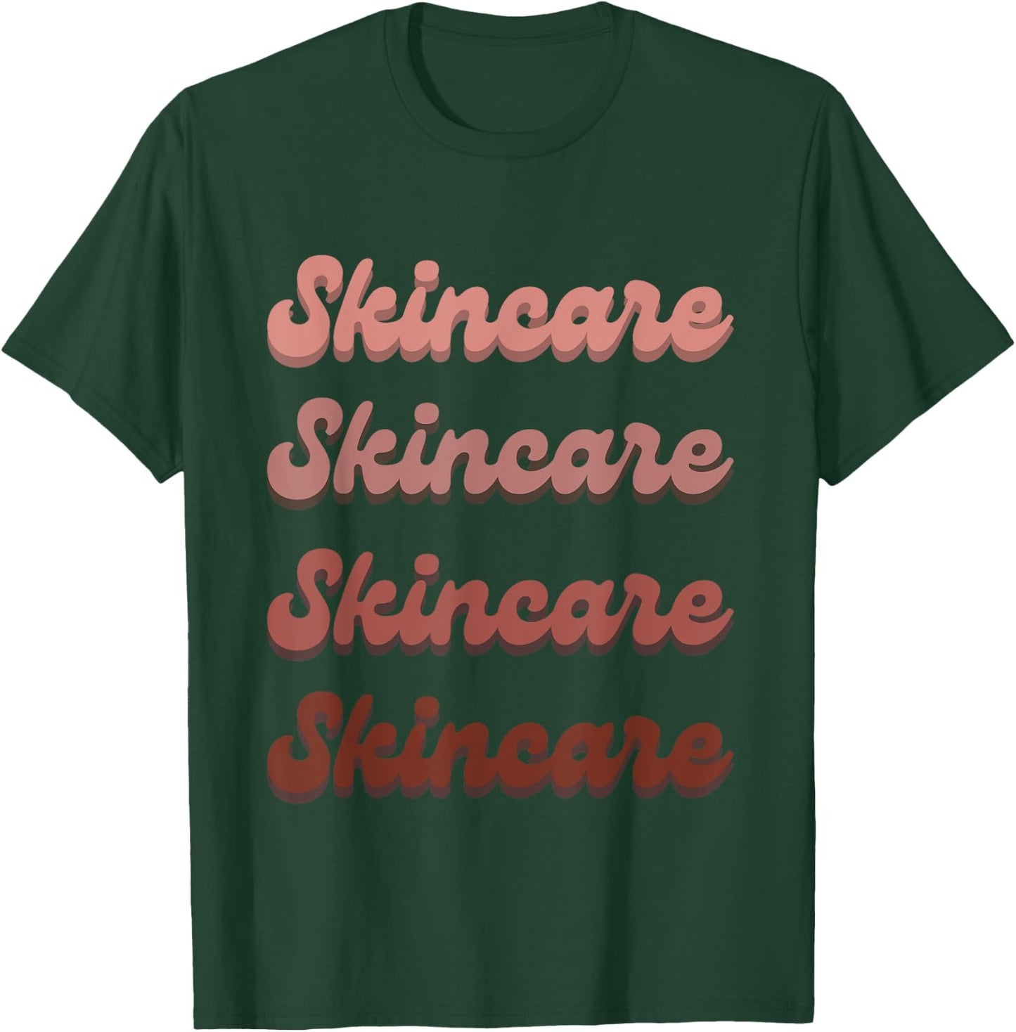 Skincare Skin Specialist Skin Esthetician Retro Skincare T-Shirt - T-Shirt | Forest