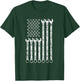 American Flag Mechanic Combination Wrench Wrenches Car T-Shirt - T-Shirt | Forest