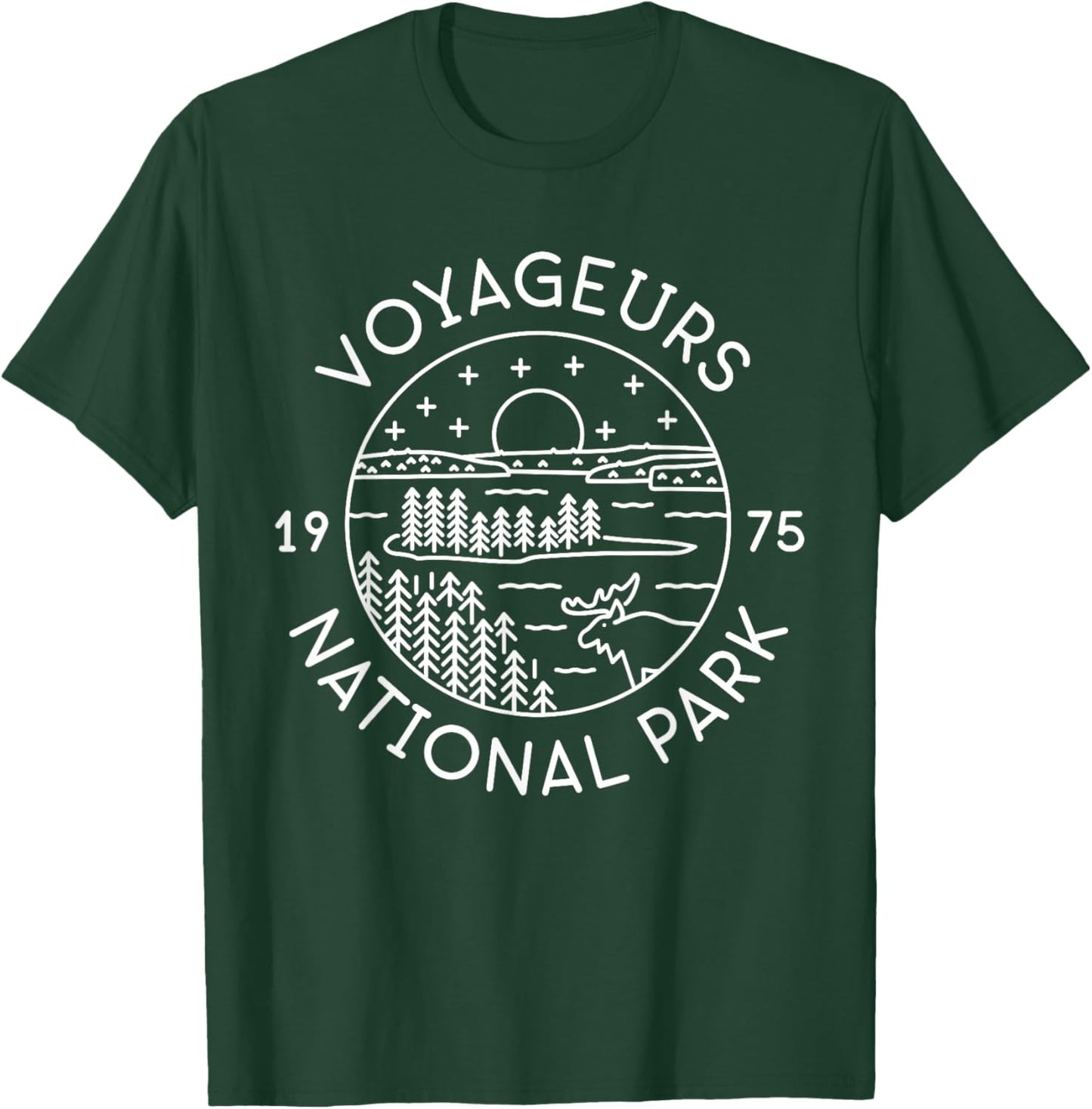 Voyageurs National Park 1975 Minnesota T-Shirt - T-Shirt | Forest