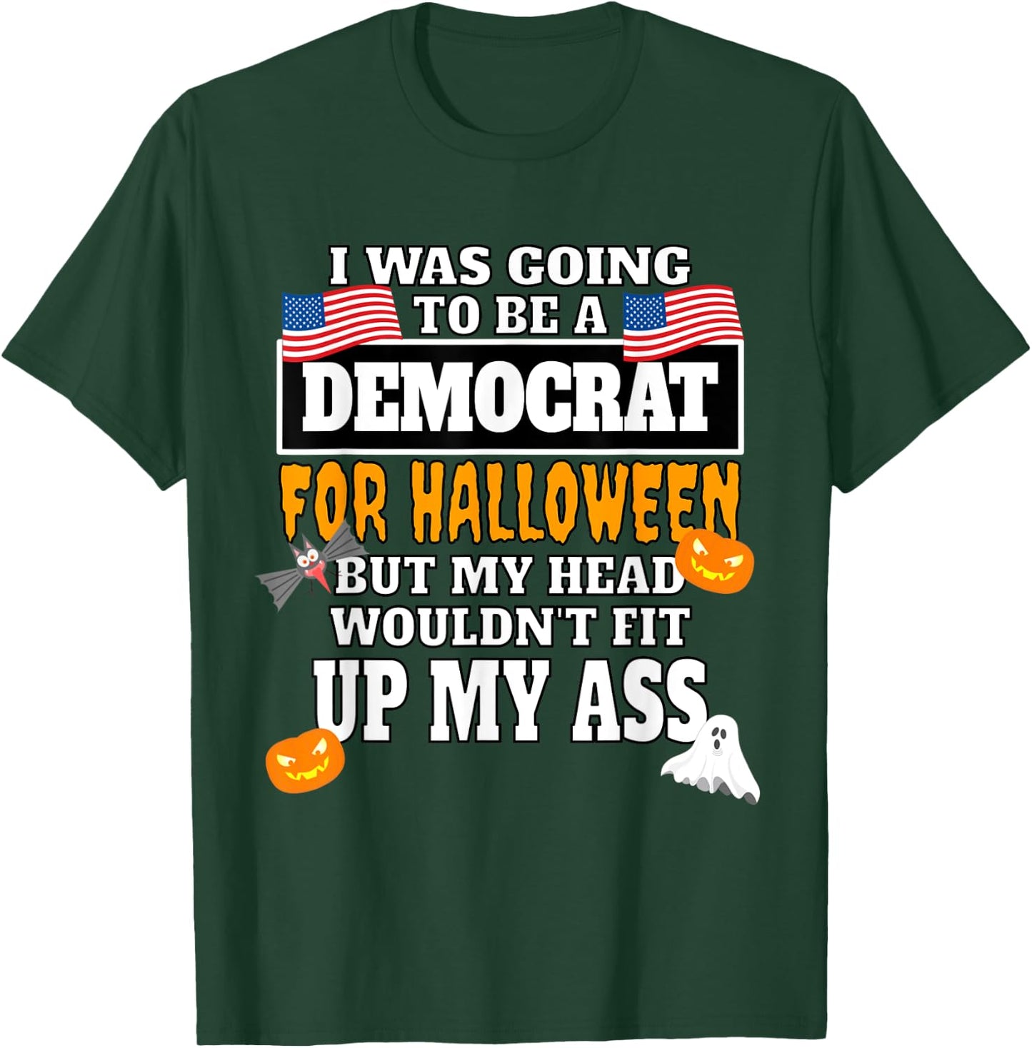 Halloween Political Costume Pro Republican Anti Democrat T-Shirt - T-Shirt | Forest