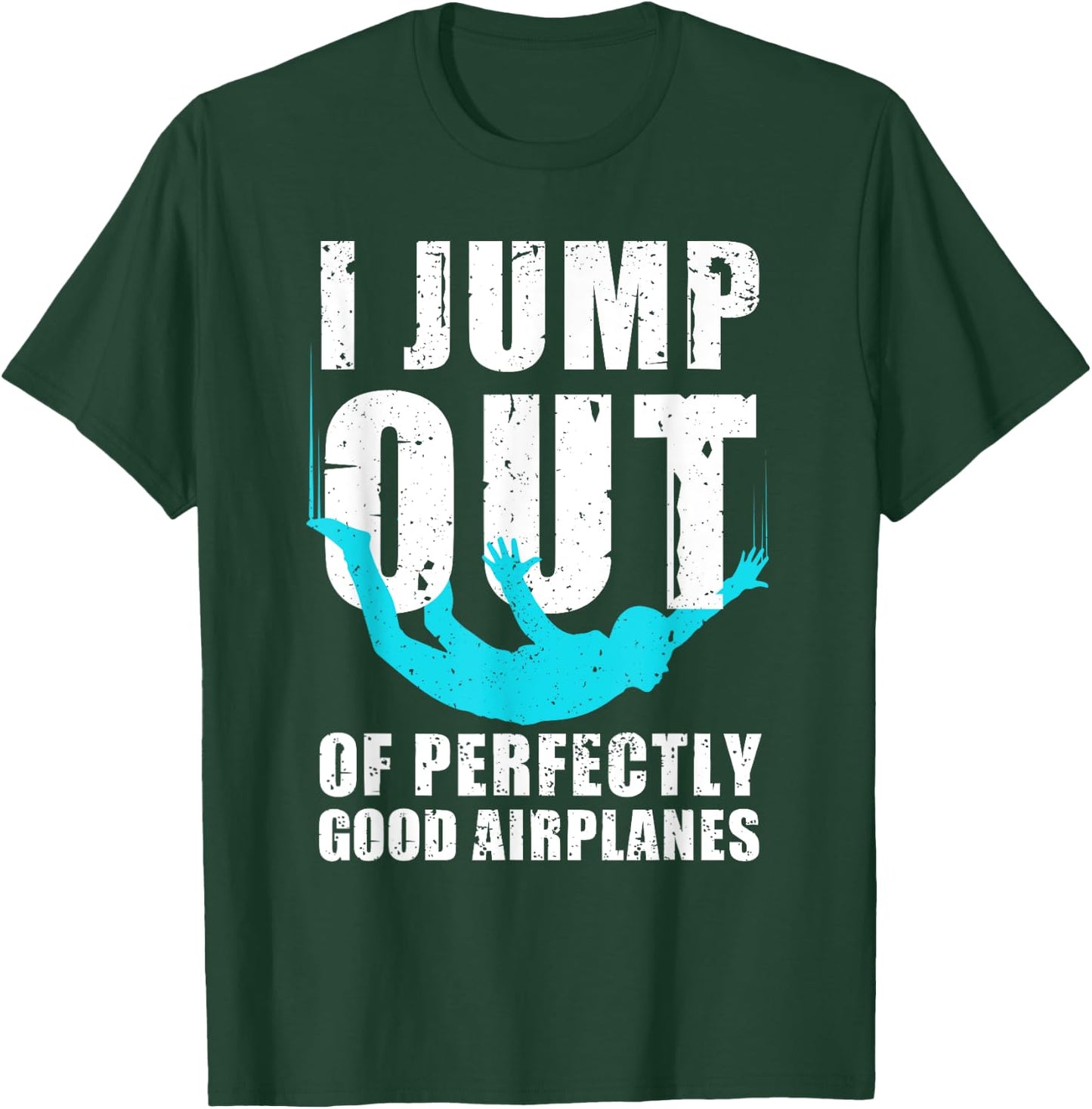 Funny Skydiving Design Women Skydiver Skydive Lovers T-Shirt - T-Shirt | Forest