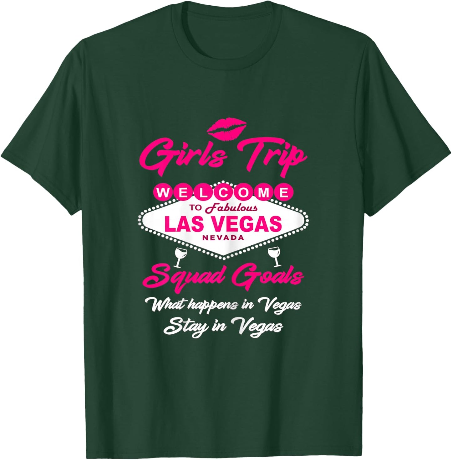 Las Vegas Party Mode ON Girls Trip Birthday Vacay Souvenir T-Shirt - T-Shirt | Forest