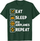Funny Airplane Mechanic Aircraft Aviation Technician Gift T-Shirt - T-Shirt | Forest