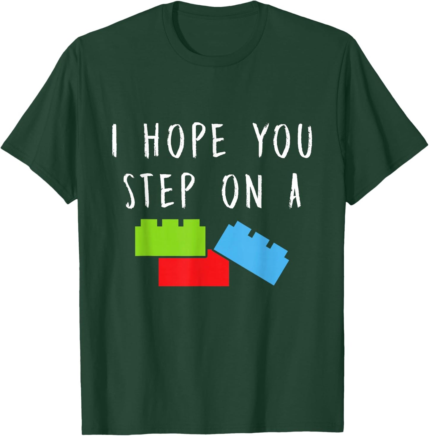 Funny Building Blocks Master Builder Bricks Construction T-Shirt - T-Shirt | Forest