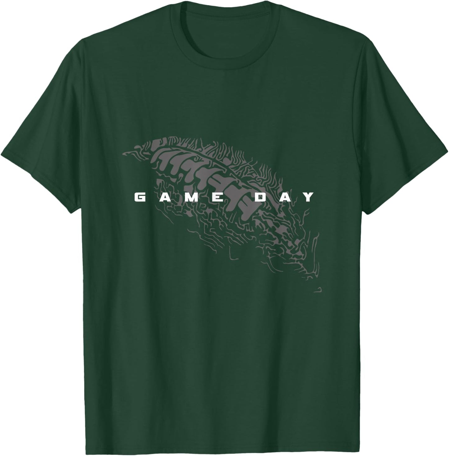 Football Apparel for Football Players or Fans - -Adults, -Kids - Black - S - Short Sleeve - - Modern - Football - Vacation - Cotton 60%, Polyester 40% T-Shirt - T-Shirt | Forest