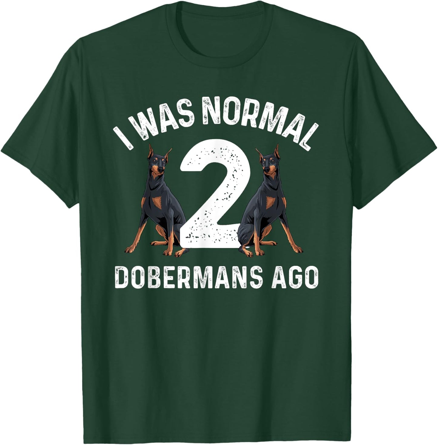 Cool Doberman Art Women Doberman Pinscher Dog Lover Small T-Shirt - T-Shirt | Forest