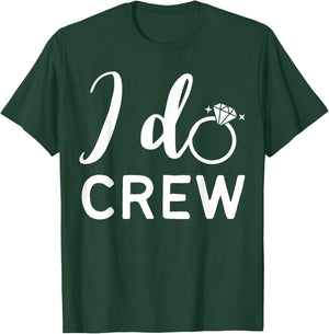 I Do Crew Wedding Bride Bachelorette Party Wedding Ring T-Shirt - T-Shirt | Forest