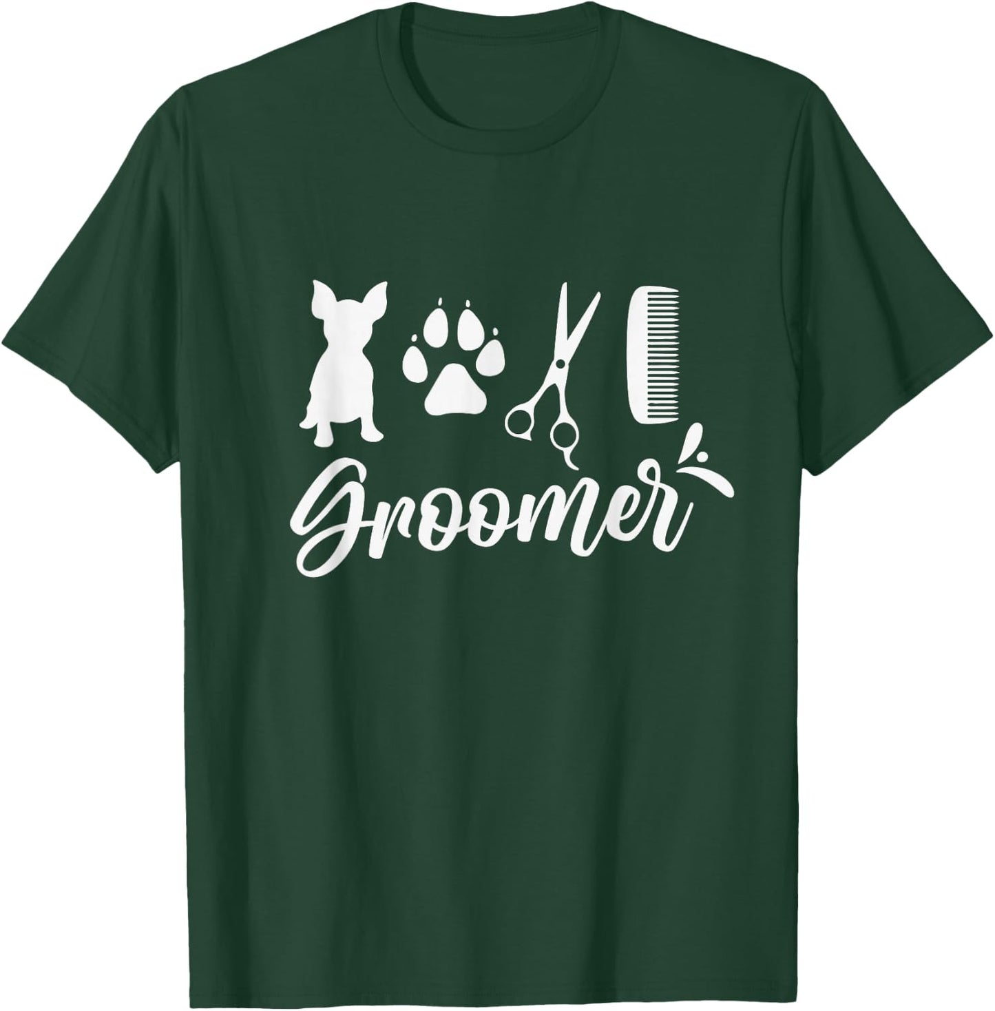 Pet Groomer Dog Groomer T-Shirt - T-Shirt | Forest