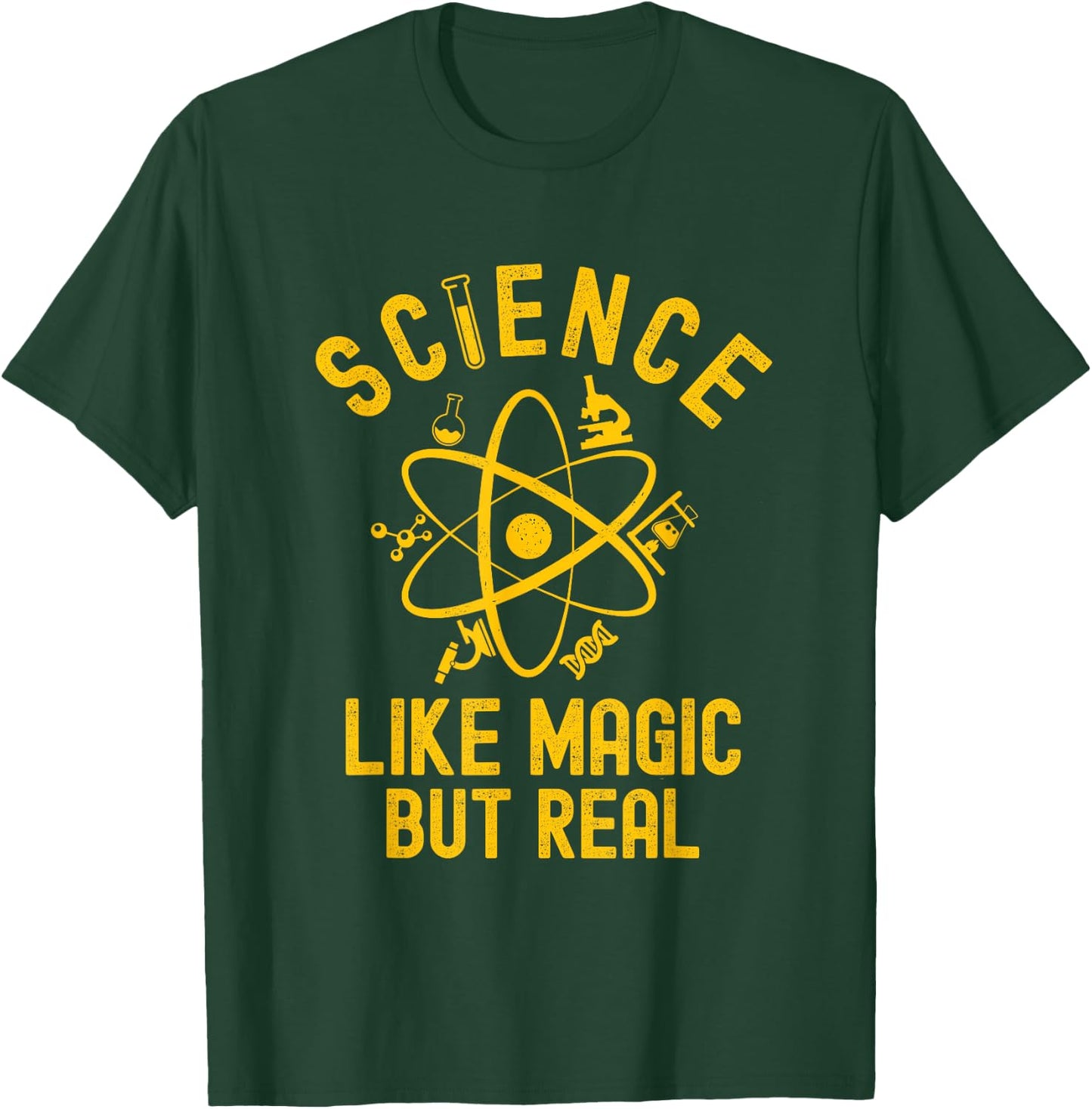 Science Like Magic But Real Funny Science Teacher Geek Nerd T-Shirt - T-Shirt | Forest