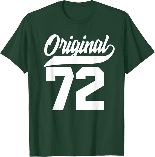 54rd Birthday Gift Man Woman Original Vintage Born 1972 T-Shirt - T-Shirt | Forest