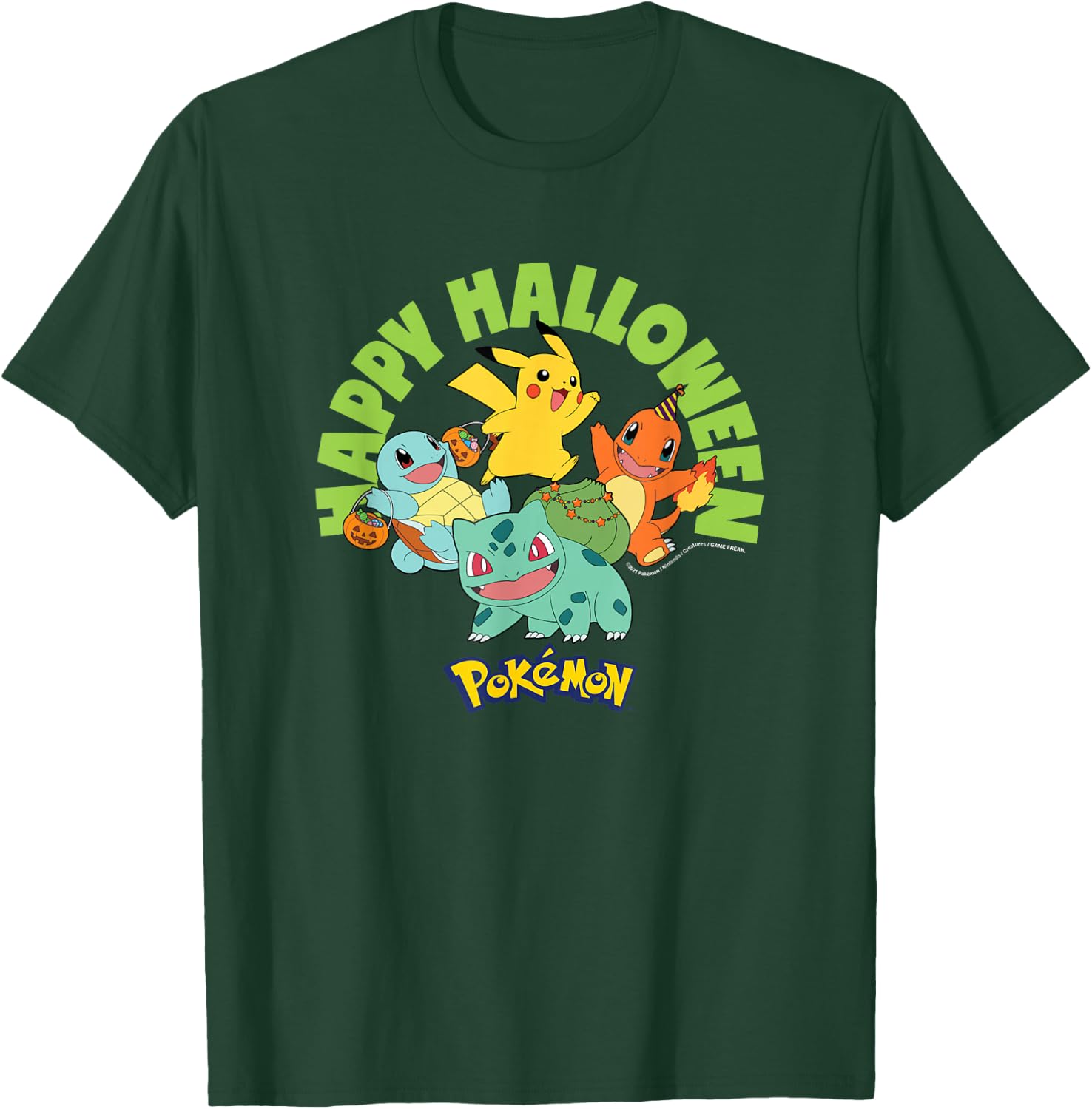 Pokémon -: Halloween: Happy Halloween T-Shirt - T-Shirt | Forest