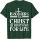 Brothers in Christ are brothers for life vintage T-Shirt - T-Shirt | Forest