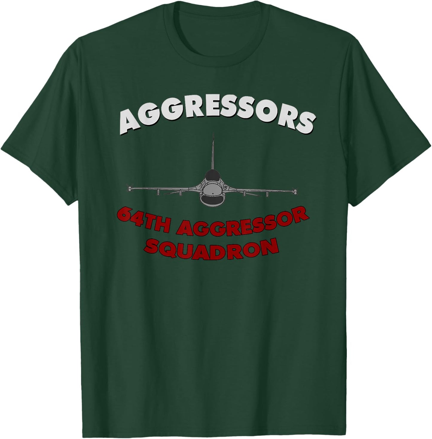 64th Aggressor Squadron Nellis AFB F-16 Jet T-Shirt - T-Shirt | Forest