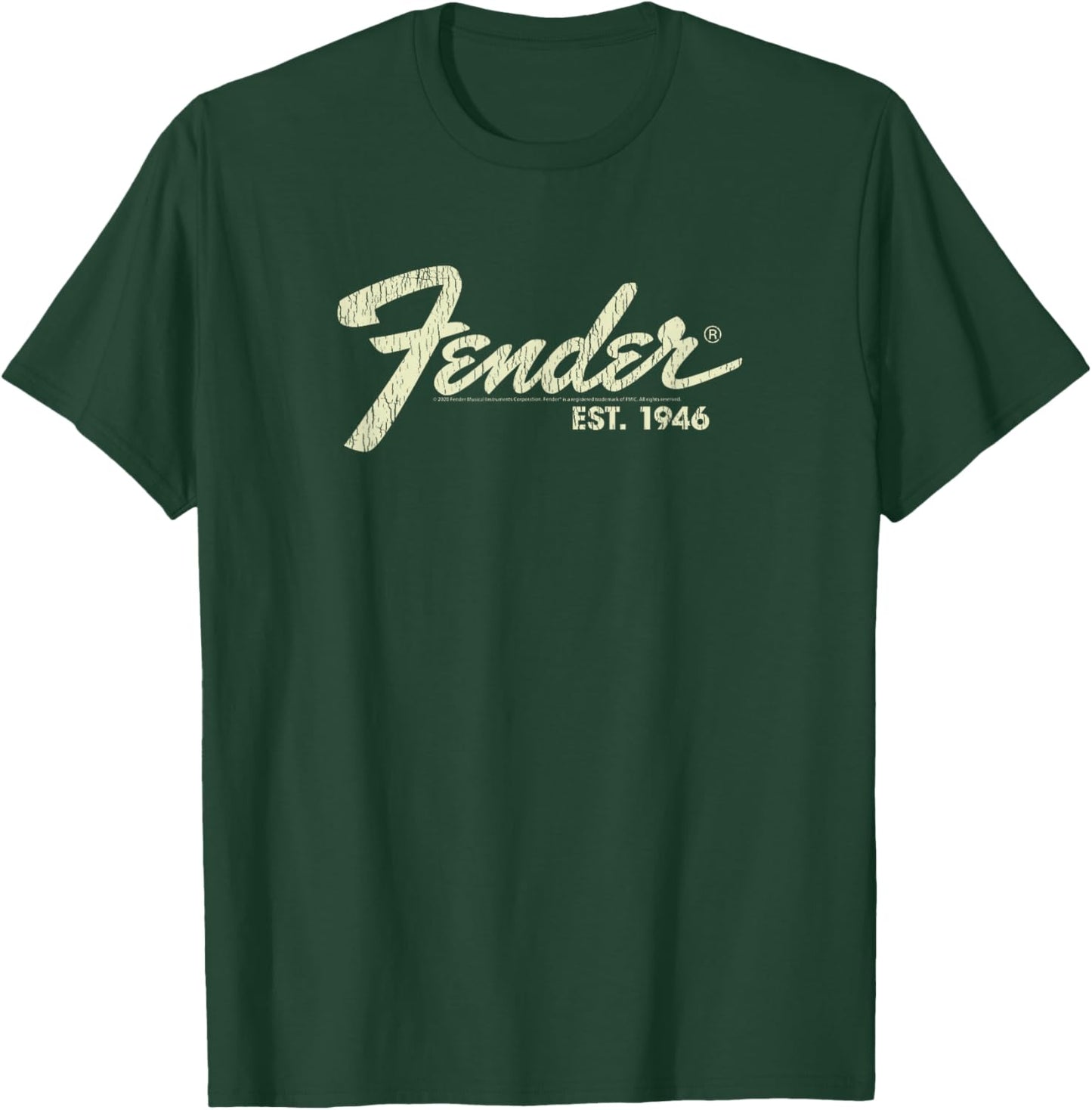 Fender Classic Fender Est. 1946 Short Sleeve T-Shirt - T-Shirt | Forest