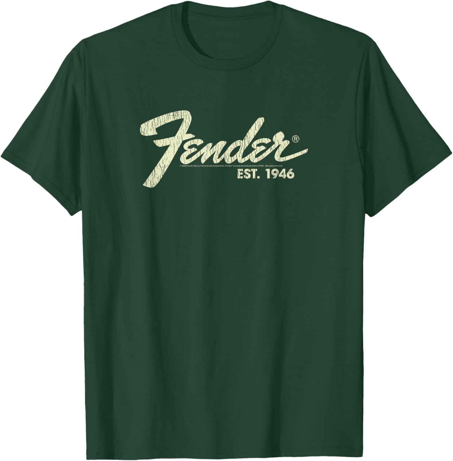 Fender Classic Fender Est. 1946 Short Sleeve T-Shirt - T-Shirt | Forest
