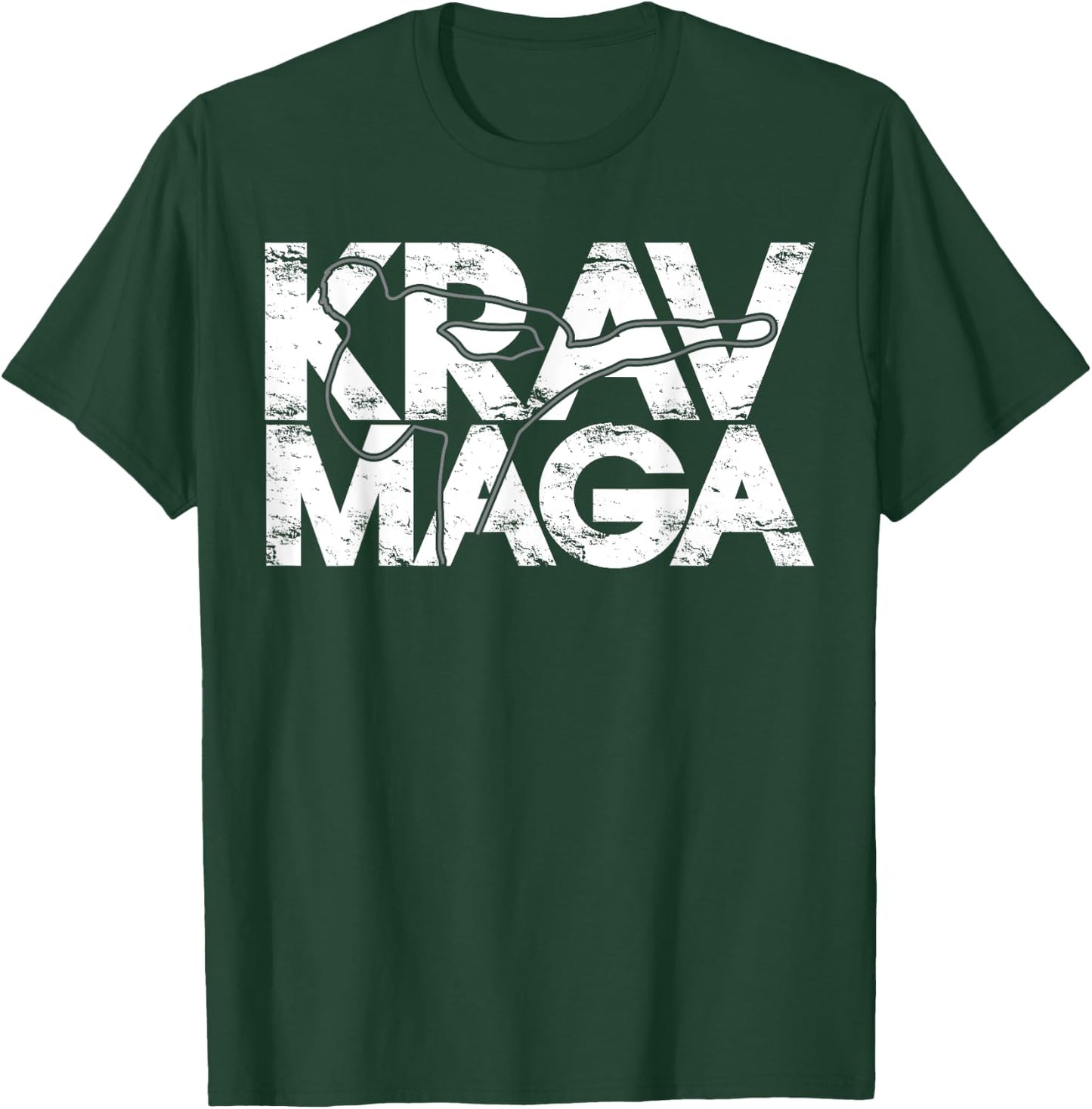 Krav Maga Martial Arts Defense Sports Martial Artist T-Shirt - T-Shirt | Forest