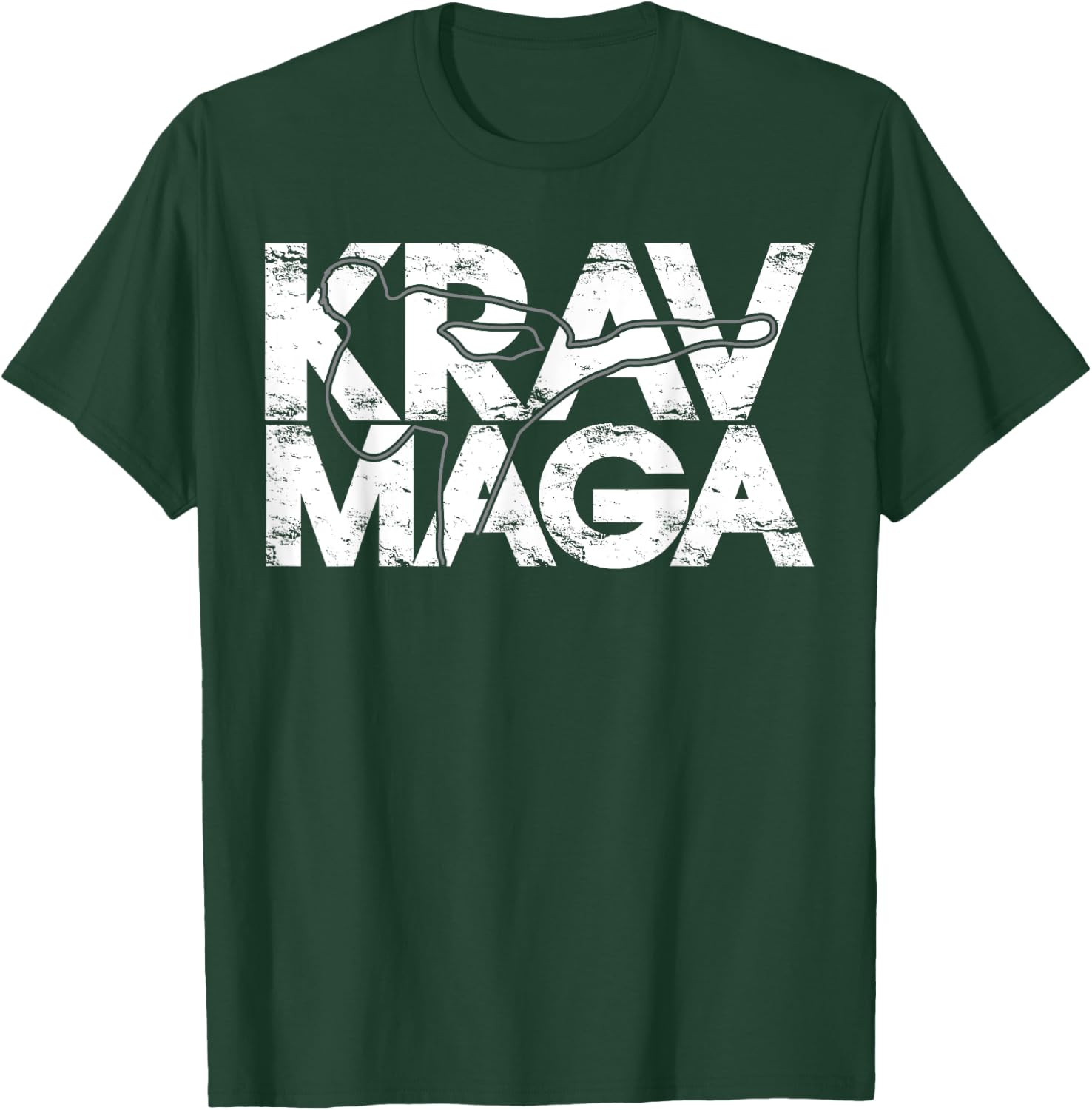 Krav Maga Martial Arts Defense Sports Martial Artist T-Shirt - T-Shirt | Forest