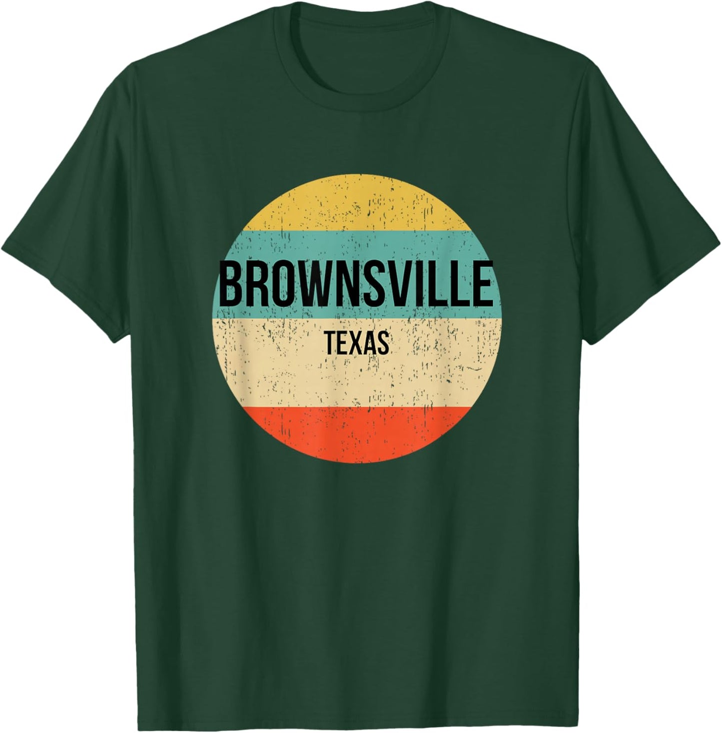 Brownsville Texas Shirt | Brownsville T-Shirt - T-Shirt | Forest