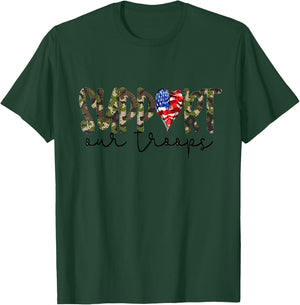 Support Our Troops Men Women T-Shirt - T-Shirt | Forest
