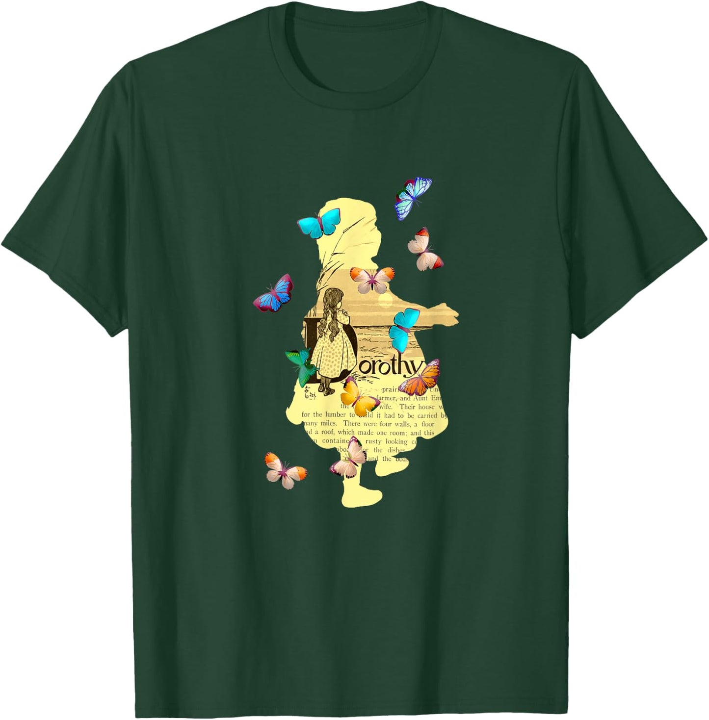 Dorothy Gale Wizard of Oz, Vintage Fairy Tale Book Art Style T-Shirt - T-Shirt | Forest