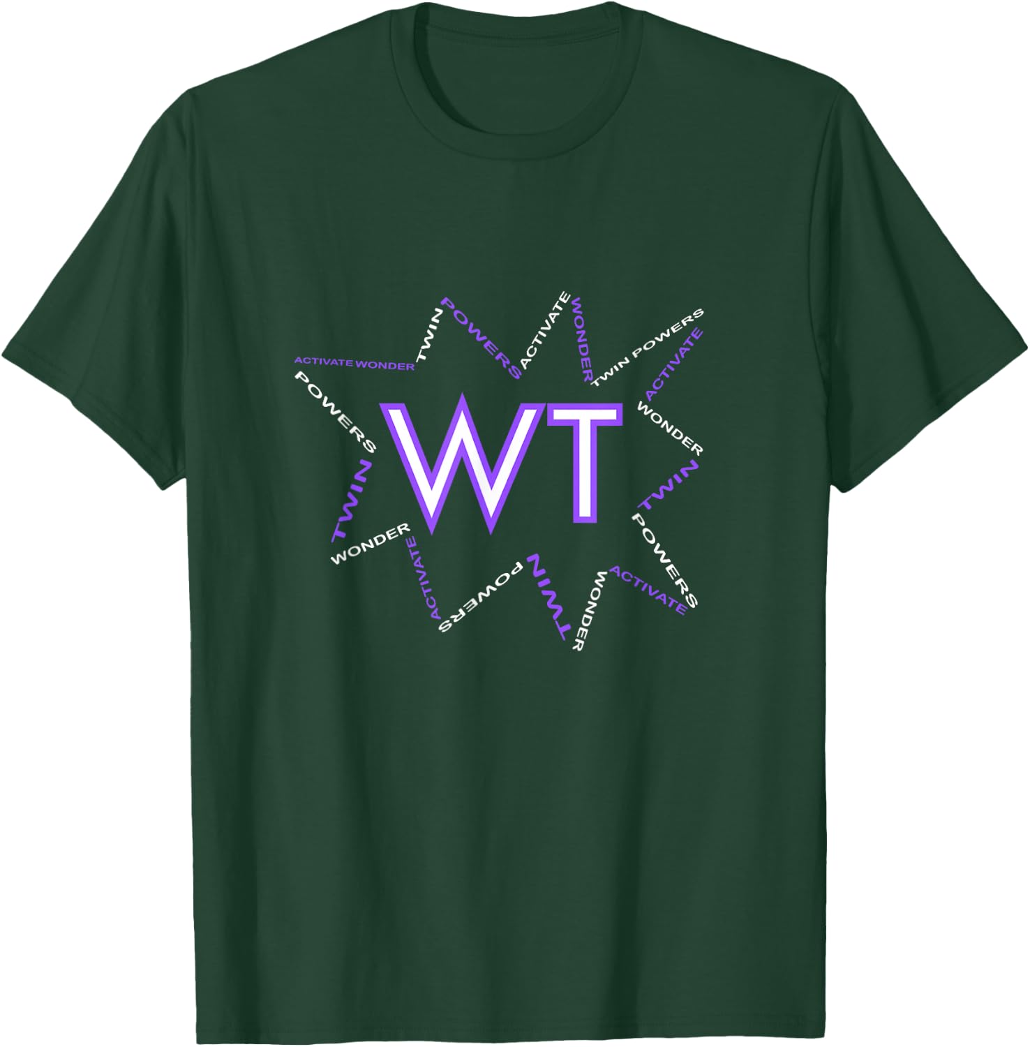Wonder Twin Powers Activate for Identical, Fraternal Twins T-Shirt - T-Shirt | Forest