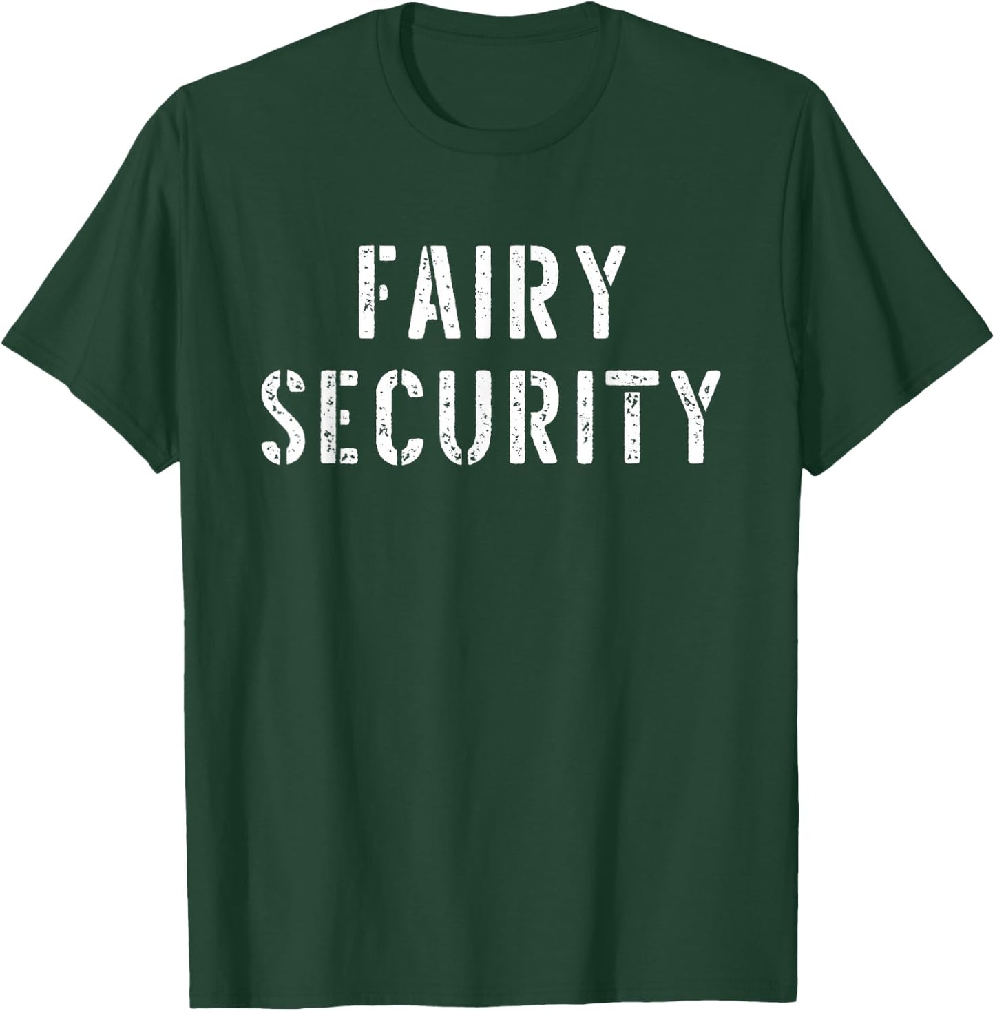 Halloween Dad Mom Daughter Adult Costume Fairy Security T-Shirt - T-Shirt | Forest