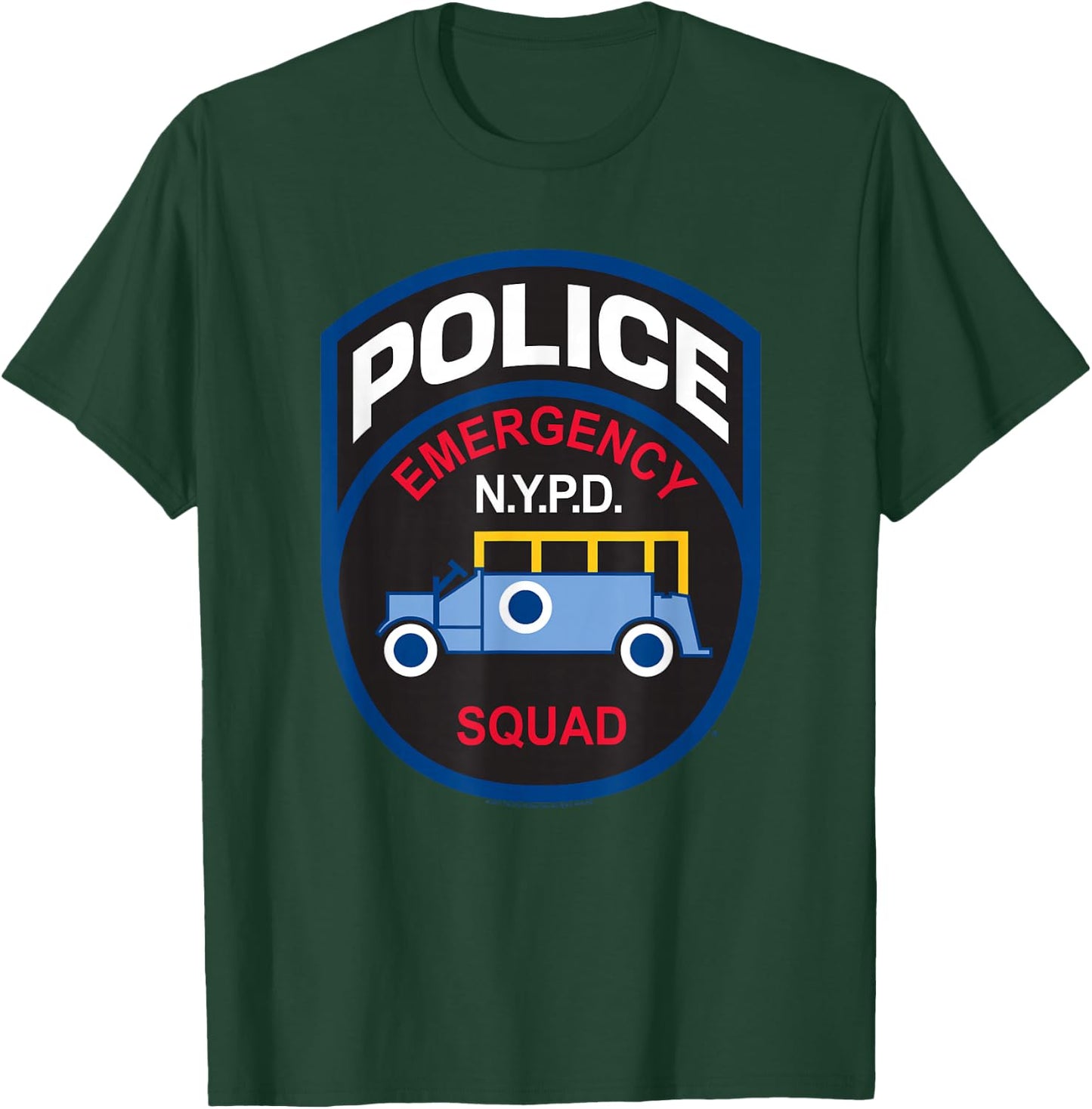 New York City NYPD Emergency Squad T-Shirt - T-Shirt | Forest