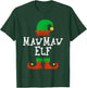 Family I'm The MawMaw Elf Christmas Matching Funny Maw-Maw T-Shirt - T-Shirt | Forest
