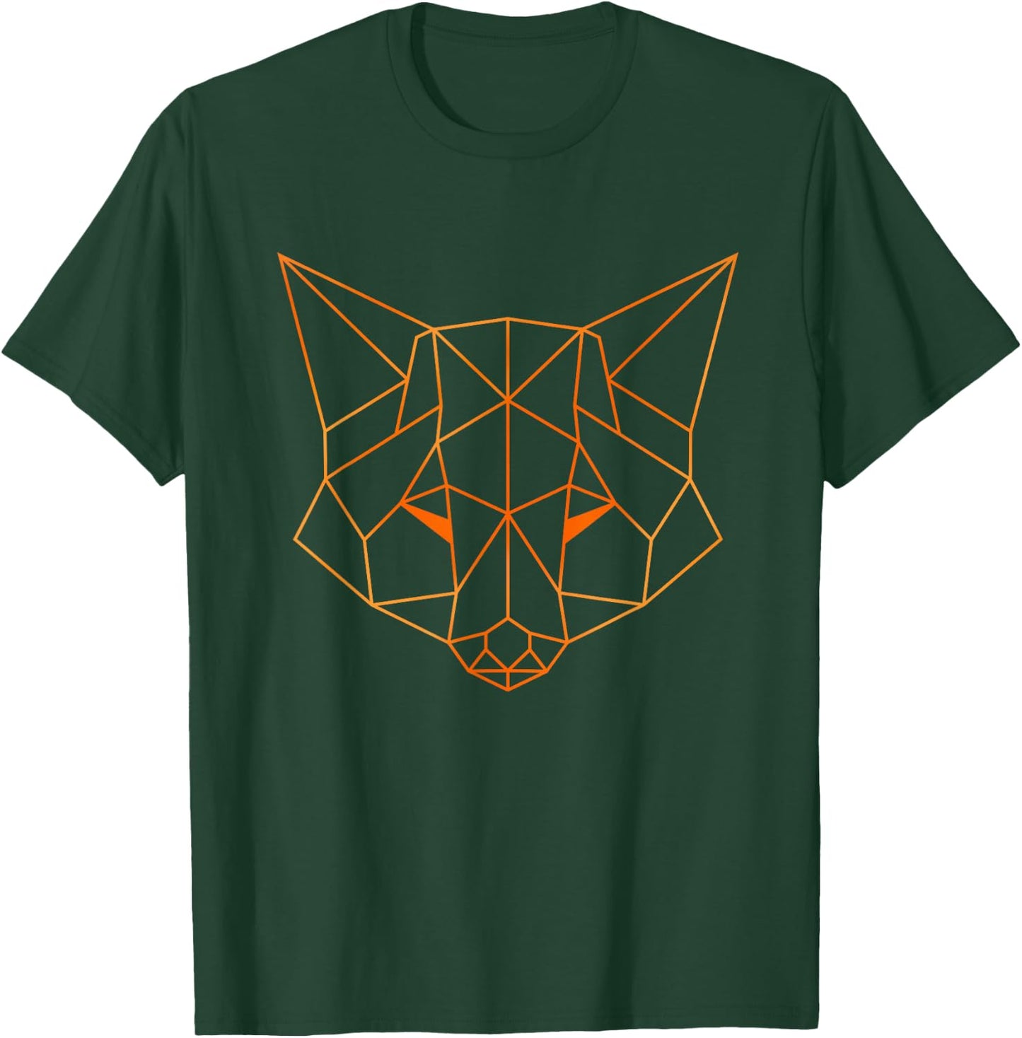 Polygon Fox Face - Zoo Keeper Animal Lover T-Shirt - T-Shirt | Forest