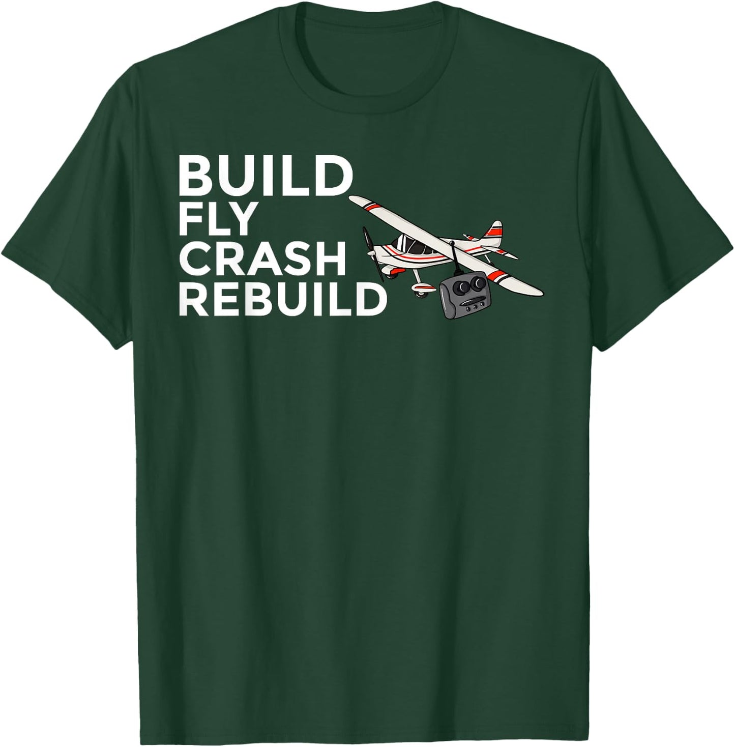 RC Plane RC Pilot Model Airplane T-Shirt - T-Shirt | Forest