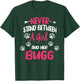 Never Stand Between A Girl And Her Bugg Dog Animal Lover T-Shirt - T-Shirt | Forest