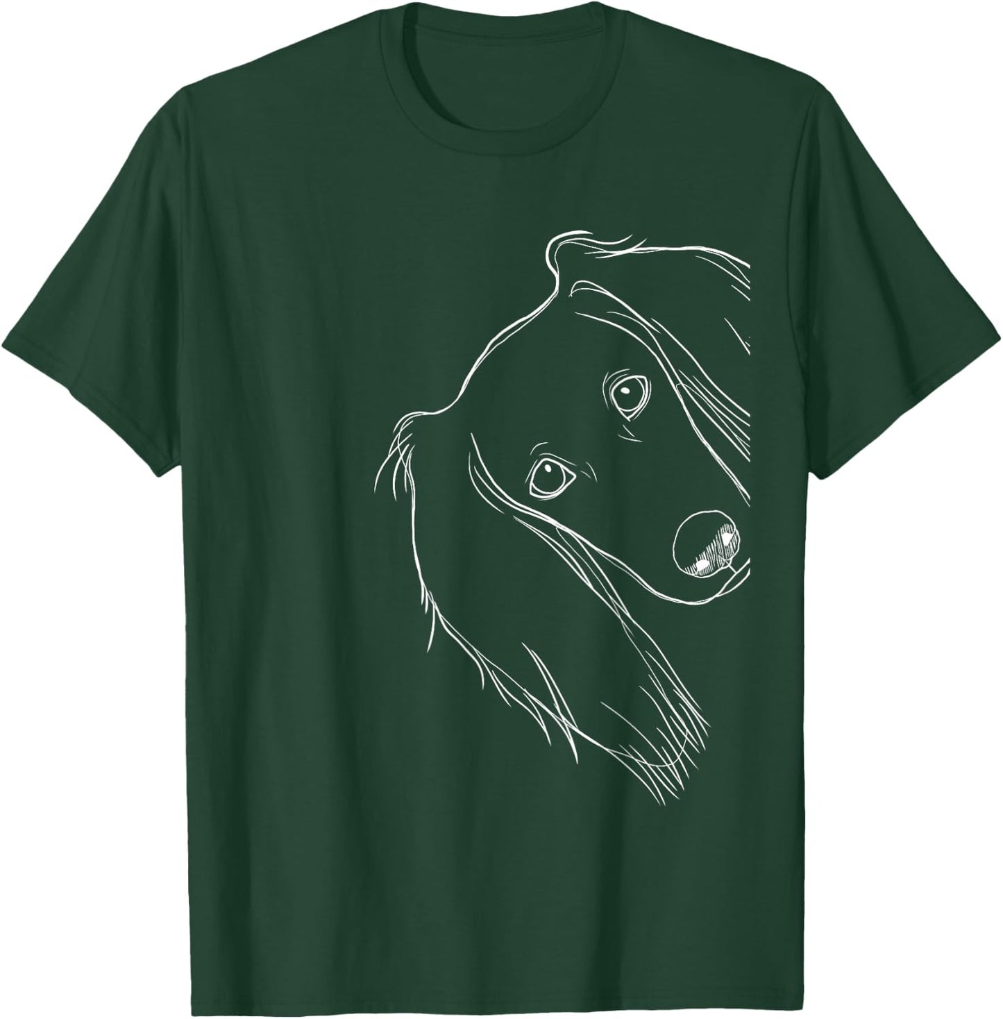 Funny Surprised Dog Saluki T-Shirt - T-Shirt | Forest