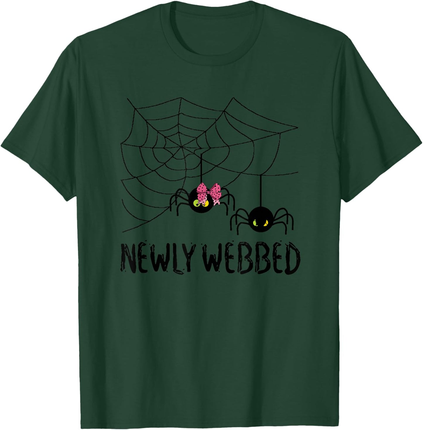 Funny Halloween Bride and Groom Costume Bridal Shower Party T-Shirt - T-Shirt | Forest