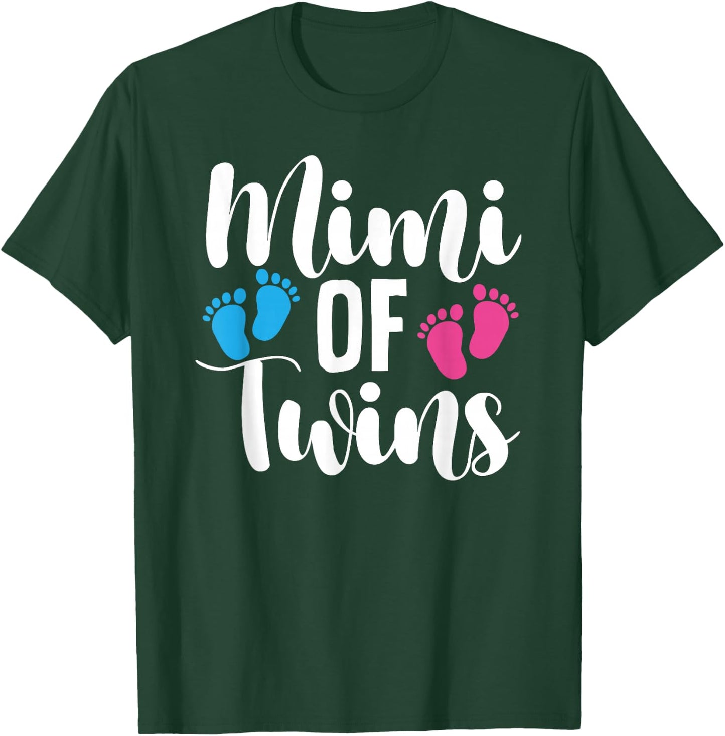 Mimi Of Twins Proud Twin Mimi Grandma T-Shirt - T-Shirt | Forest