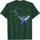 Shark Xmas Lighting Reindeer Hat Thresher Shark Christmas T-Shirt - T-Shirt | Forest