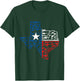 Weapons America Texan Flag Gift Texas T-Shirt - T-Shirt | Forest