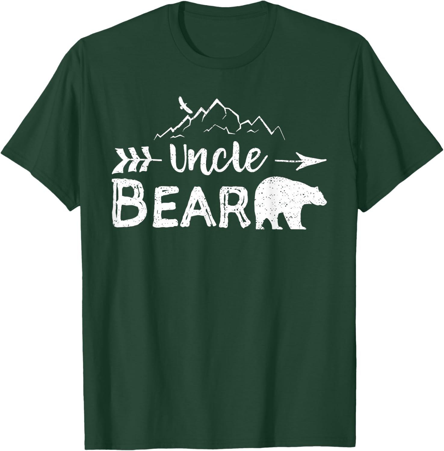 Uncle Bear Shirt Matching Family Aunt And Uncle Camping Gift T-Shirt - T-Shirt | Forest