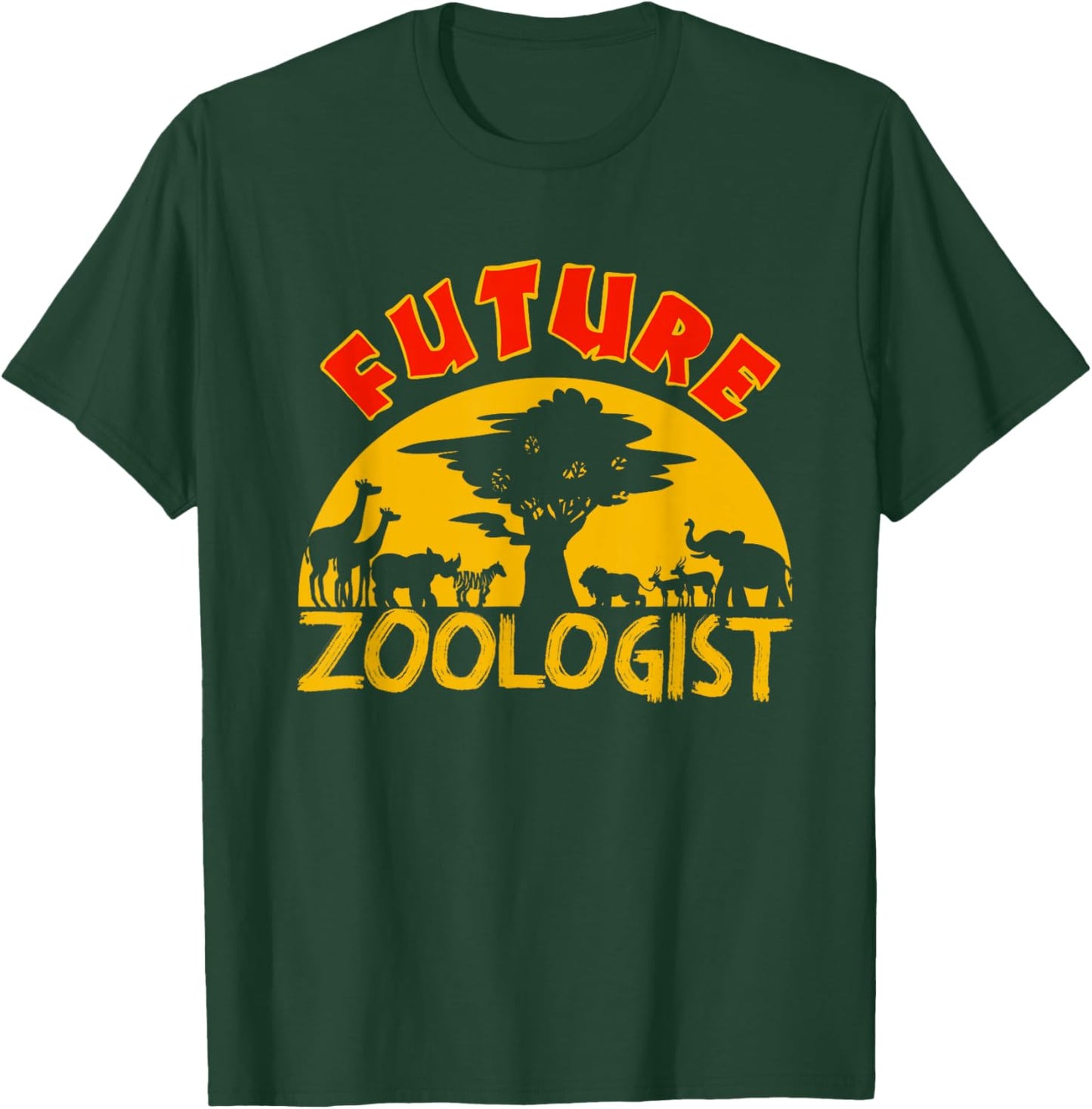 Future Zoologist Cute Zoology Students Funny Zoo Keeper Gift T-Shirt - T-Shirt | Forest