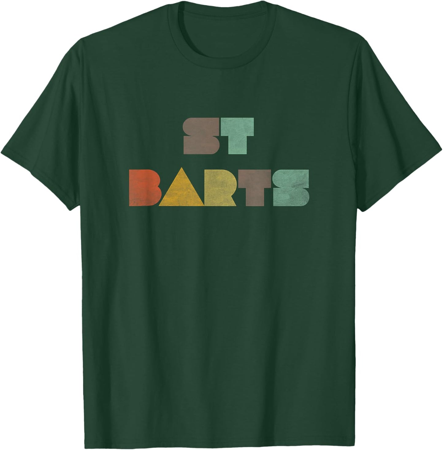 St Barts Vintage T-Shirt - T-Shirt | Forest