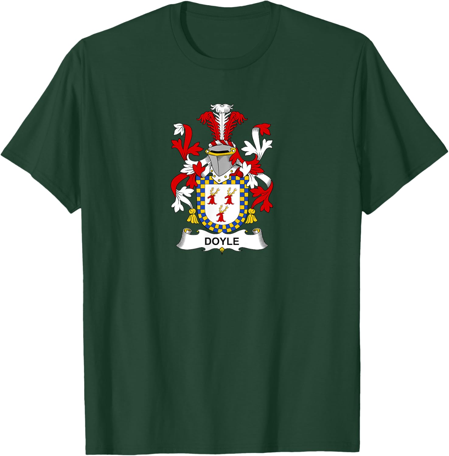 Doyle Coat of Arms - Family Crest T-Shirt - T-Shirt | Forest