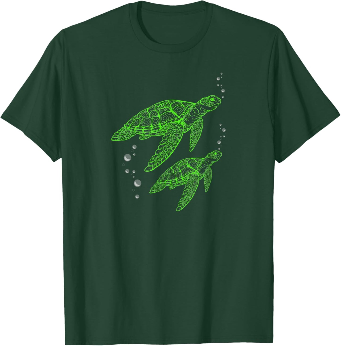 Turtle Sea Animals & Turtles T-Shirt - T-Shirt | Forest