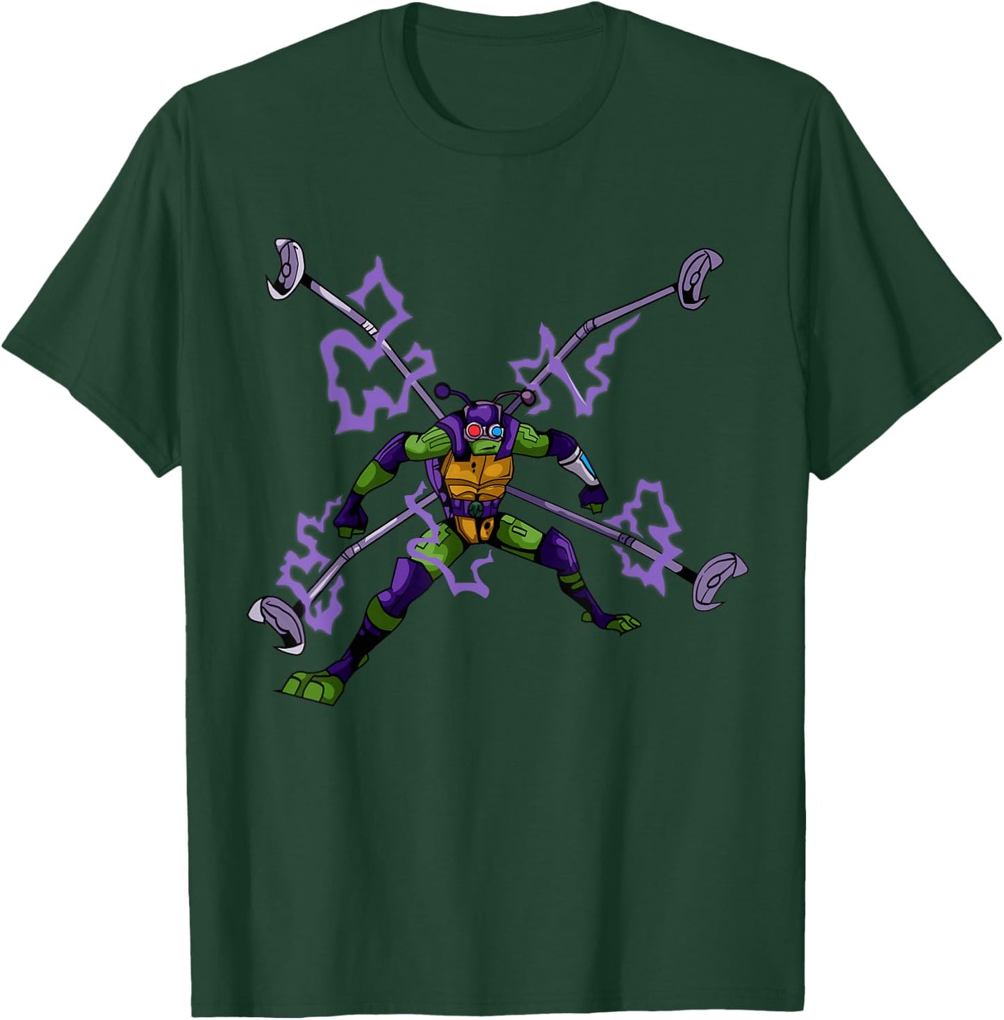 Mademark x Teenage Mutant Ninja Turtles - Donatello Spider Shell Activated T-Shirt - T-Shirt | Forest