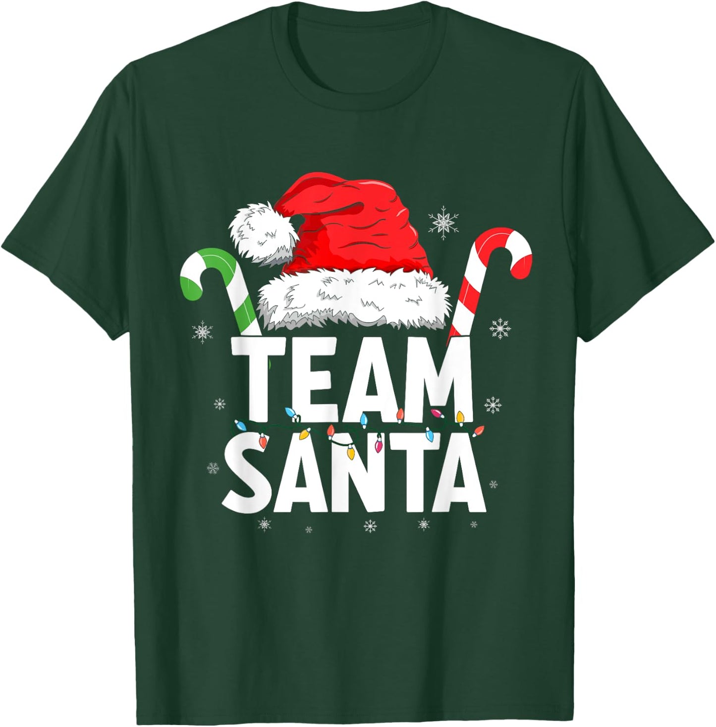 Team Santa Christmas Family Matching T-Shirt - T-Shirt | Forest