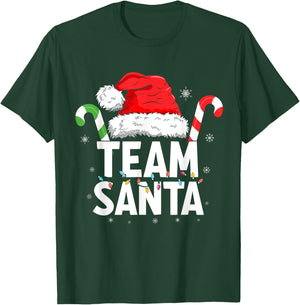 Team Santa Christmas Family Matching T-Shirt - T-Shirt | Forest