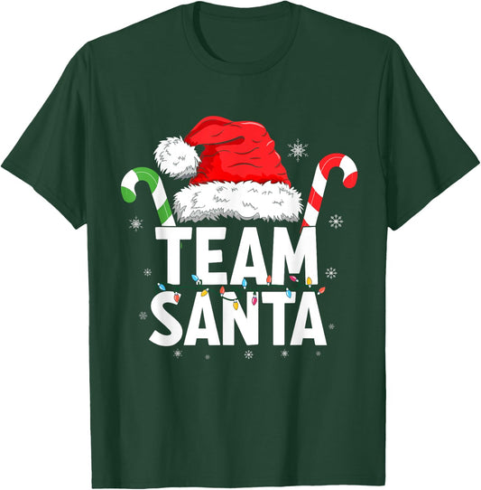 Team Santa Christmas Family Matching T-Shirt - T-Shirt | Forest