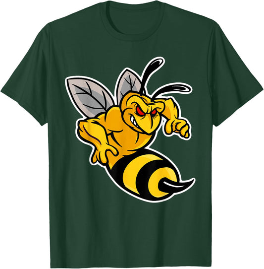 Wasps Bees Cool Logo Wasp with Spike T-Shirt - T-Shirt | Forest