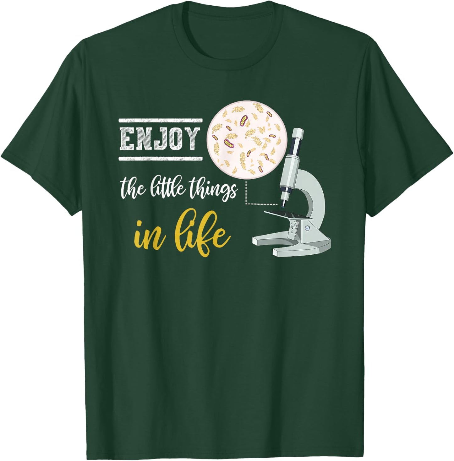 Microbiology Bacteria Science Gift Biology T-Shirt - T-Shirt | Forest